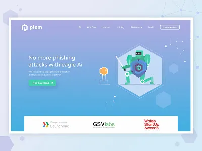 Banner design - Cybersecurity platform banner design ui design