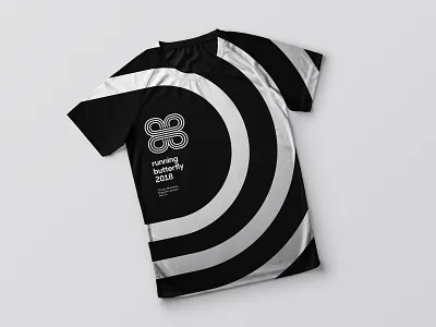 Running Butterfly Marathon, Unused Concept branding design identity logo