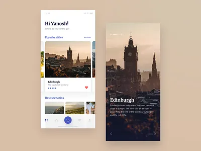 Travel App. Find your Great Britain app app concept clean concept creative design mobile mobile app design ui uidesign ux
