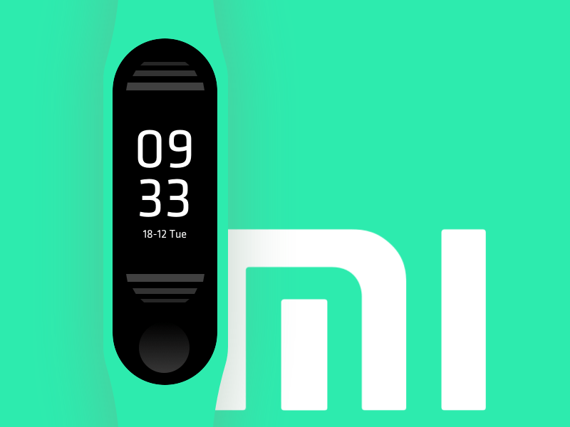 Xiaomi Mi band 3 concept animated activity tracker animation concept design digital branding mi mi band mi fit product design typography ui user interface xiaomi