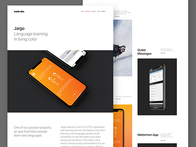 Inside Labs - Website Update agency brand story brand strategy branding design case study creative design design inspiration digital graphic graphic design interface design logo switzerland ui ux design ui design uiux design ux design web design web designer