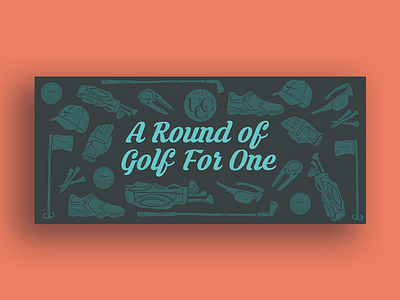 Golf Round Certificate certificate design golf golf ball golf club golfing illustration illustrator round of golf shoes