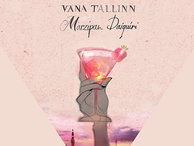 VT Liqueur Illustration calligraphy cocktail craftcocktail drawing elegance goldenhour illustration lettering lifestyle liqueur magichour marzipan mixology oldtowntallinn pencil pinkshades poetryoflight sunset tallinn tasteful