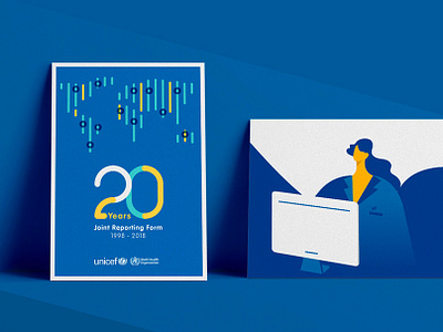 UNICEF & WHO JRF Branding animation branding design icon identity illustration lettering logo typography vector
