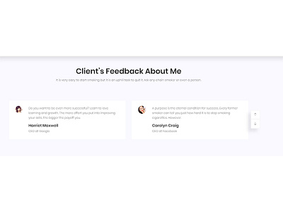 Feedback Testimonial clean creative design designing flat graphic minimal responsive