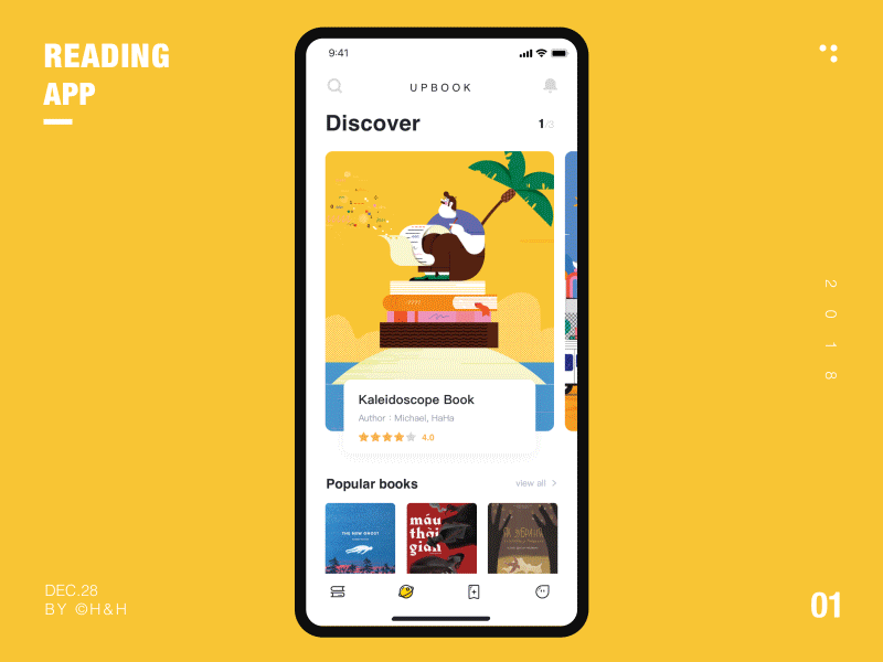 Reading - App ui ux