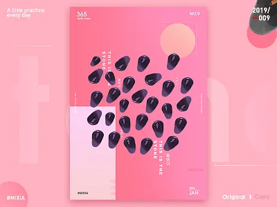 2019-Daily Practice-009 design illustration poster a day poster art