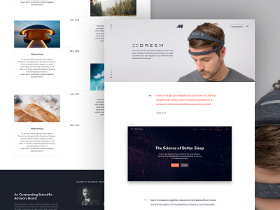 Dreem - Use Case agency branding clean design me study case ui ux