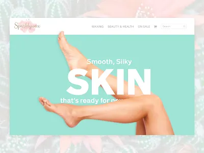 💄Pattern Interrupt - e-commere website for waxing products beauty product brand design e commerce fashion interface legs shop shopify ui deisgn waxing web website