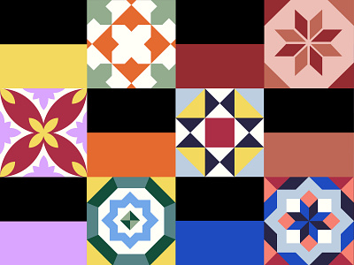 Hydraulic tiles barcelona color palette geometric geometric pattern hydraulic tiles minimal pattern tiles