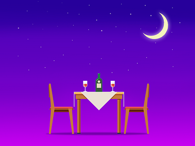 Dinner Time adobe illustrator design dribbble flat gradient gradient color gradient design illustration vector