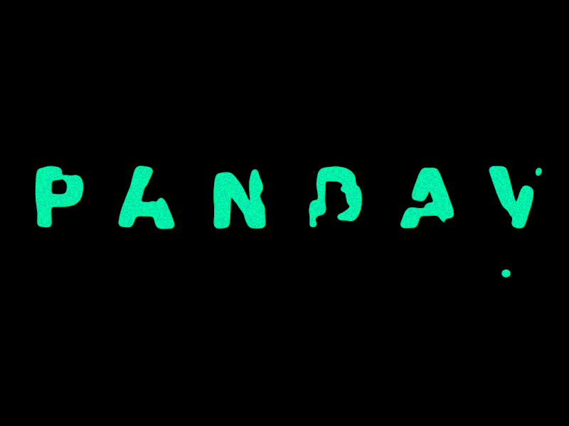 Panda V aftereffects battleship bubbles character design e sports green liquid motion
