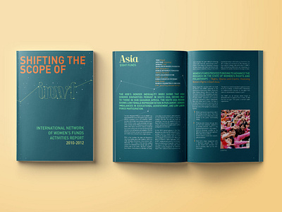 INWF 2012 Activities Report annual report art direction editorial design graphic design infographic design ngo