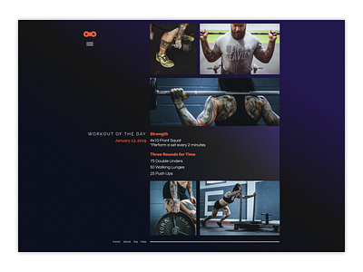 Daily Ui Day 62 Workout Of The Day crossfit daily ui design digital design ui ux workout