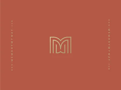 The MMW Monogram ✨ art deco book branding gatsby gold identity logo mark mmw monogram
