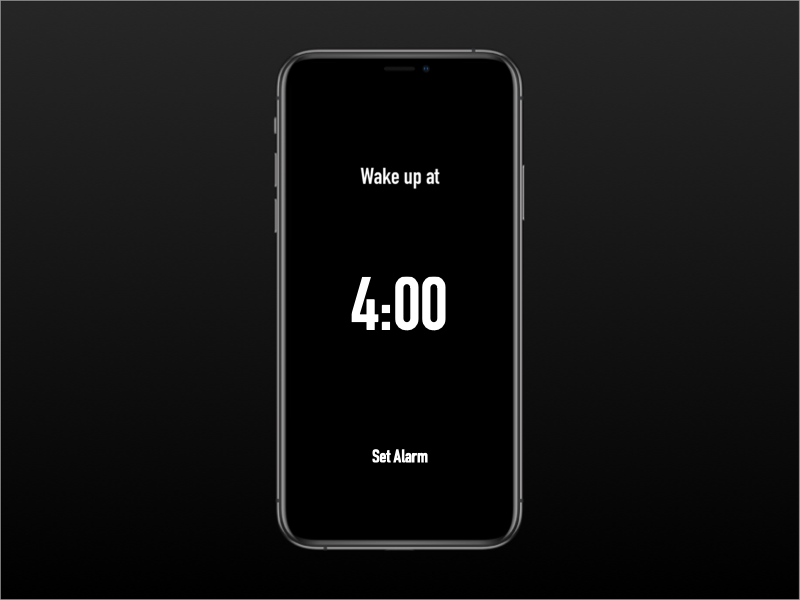 Daily UI 007: Settings alarm clock dailyui dailyui 007 iphone settings sunrise ui ux