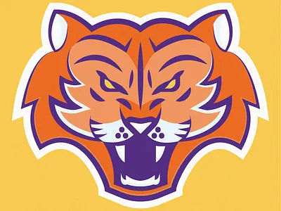 Tiger adobe big cat cat clemson football illustrator kitten kitty orange photoshop psd south southern sports sports app stripes team tiger tigers yellow
