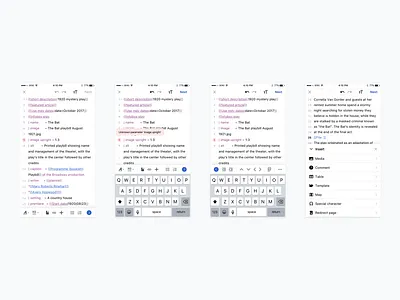 Editing interface: Sneak peek code editor editing keyboard syntax highlighting toolbar wikipedia wikitext