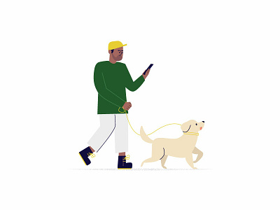 Walk it like I talk it dog illustration walk