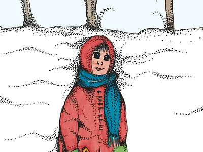 ART EVERY DAY NUMBER 438 / ILLUSTRATION / SNOW