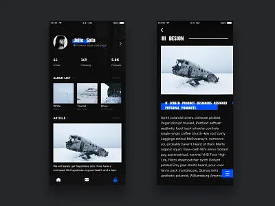 Article app article calendar colors ios mobile app iphonex news personalized social
