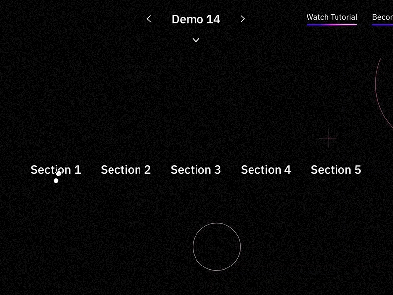 Daily Interaction #14 - Scroll to Section on Click design scroll to section scrolling ui ui animation ux design web design webdev webdevelopment webflow website website builder website concept