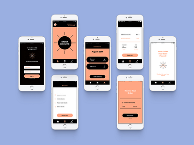 Holocene Vitality app app concept app design branding branding concept design dog food logo logo design logo design concept phone app product branding student project ui ui ux design ui concept ux ux ui ux design