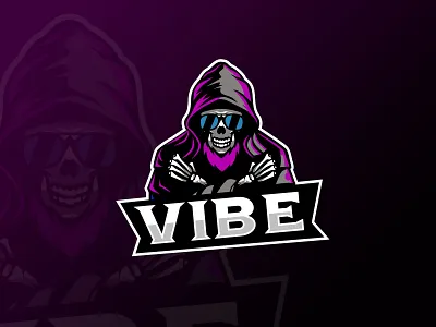 Skeleton Esports Logo 3d branding creative cursor esports esportslogo game logo gaming logo illustration logo logo design purple skeleton streaming twitch typography ui vector