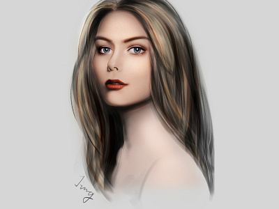 Draw a girl design drawing girl
