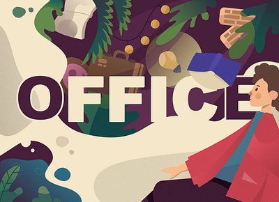office illustration