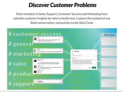 Discover Customer Problems card design website