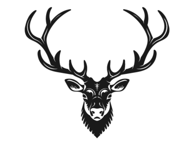 Elk drawing illustration