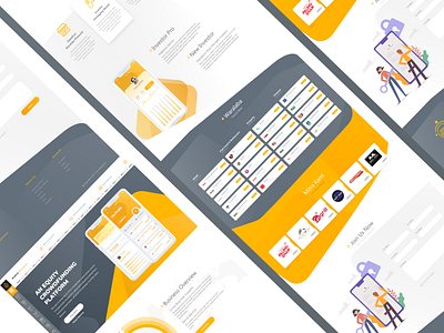 Fintech Business app branding bussiness company app design ecommerce icon illustration shop ui ui ux design ux vector web web company web marketplace