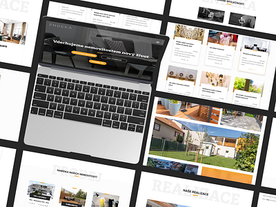 Endeka Webdesign brand branding clean design developers graphics interface design real estate ui ux web webdesign website