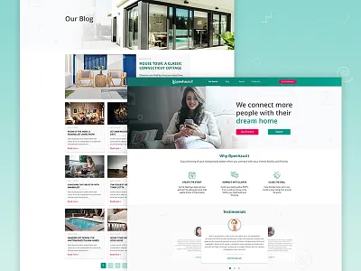 Openhaus app design logo ui ux web