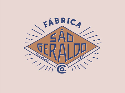 Fábrica São Geraldo design lettering lettering art logo typography