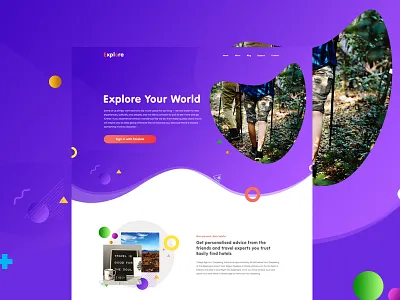 Travel Website design mobile ux website