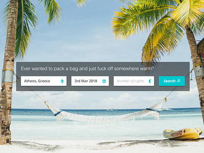 Search bar - Daily UI Challenge #22 daily 100 daily 100 challenge dailyui holiday search bar travel