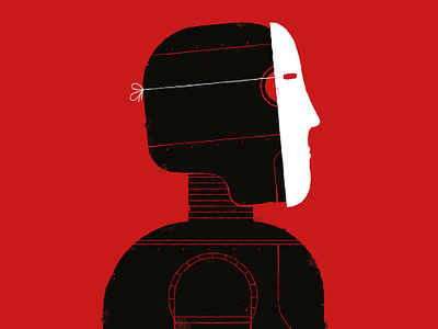 I, Robot by Isaac Asimov book book cover characterdesign conceptual illustration cover graphic illustration robot texture vector