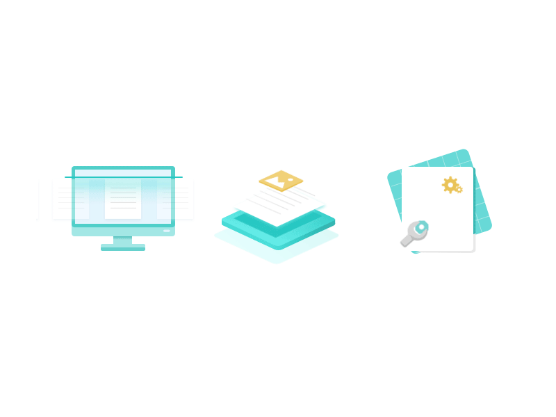 loading icon animation document gif icon illustration loading ui