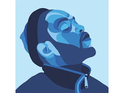 Kung Fu Kenny by Matt Hodin brand design graphic design illustration matt hodin matt hodin design music artwork rap vector vector portrait