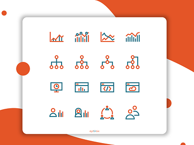 Business & Seo Icon set app branding business character company design filled flat icon iconset illustration logo modern outline pallete seo traffic trend ui ux