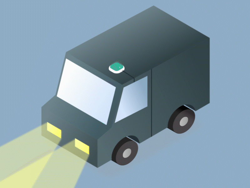 Isometric car illustration isometric illustration motion design