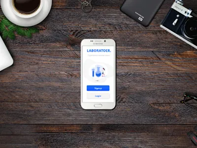 LABORATOER App home page appdesign behance designer dribble graphicsdesign illustrator ui uidesign ux uxdesign website