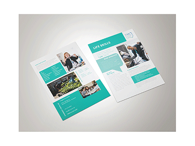 ICAN Flyer Design brand design flyer design graphic design layoutdesign