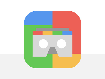 Daily UI Challenge #005 - Icon App 005 app icon app icon design cardboard daily ui daily ui 005 daily ui challenge dailyui flat google icon icon design redesign vr