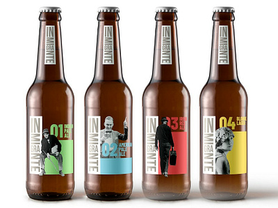 inmigrante nomad beer branding design label design labeling logo logo design package package design typography