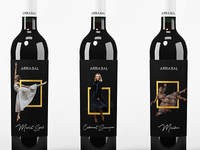 ARRABAL wine branding design label design labeling logo logo design package package design