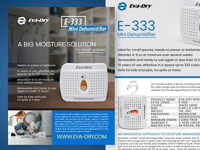 Product sales sheets flyer design print ad