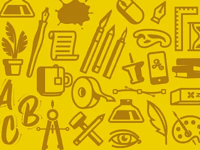 Do-Dads icons illustration lettering